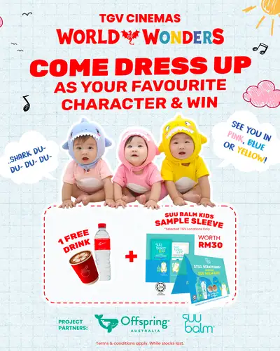 Bebefinn 4 - Come Dressed as Your Favourite Character from Pink Fong Universe (or Baby Shark Family) & Get Free Drinks. 