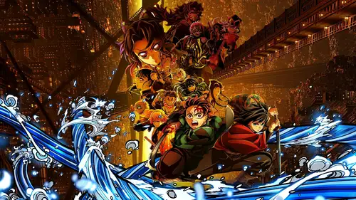 Demon Slayer Full Character Movie Stills, with Mizu no Kokyu