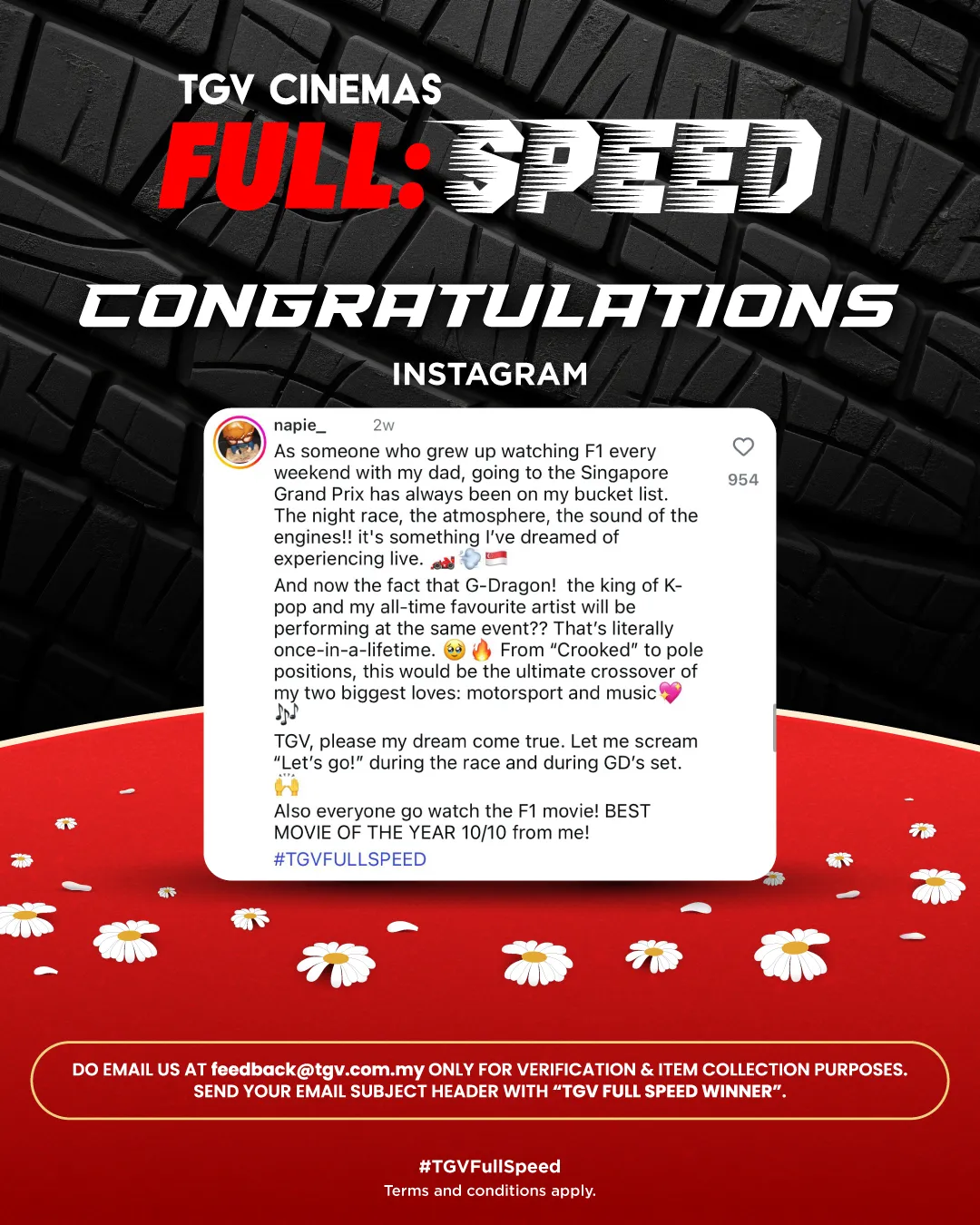 Full Speed Winner - Instagram