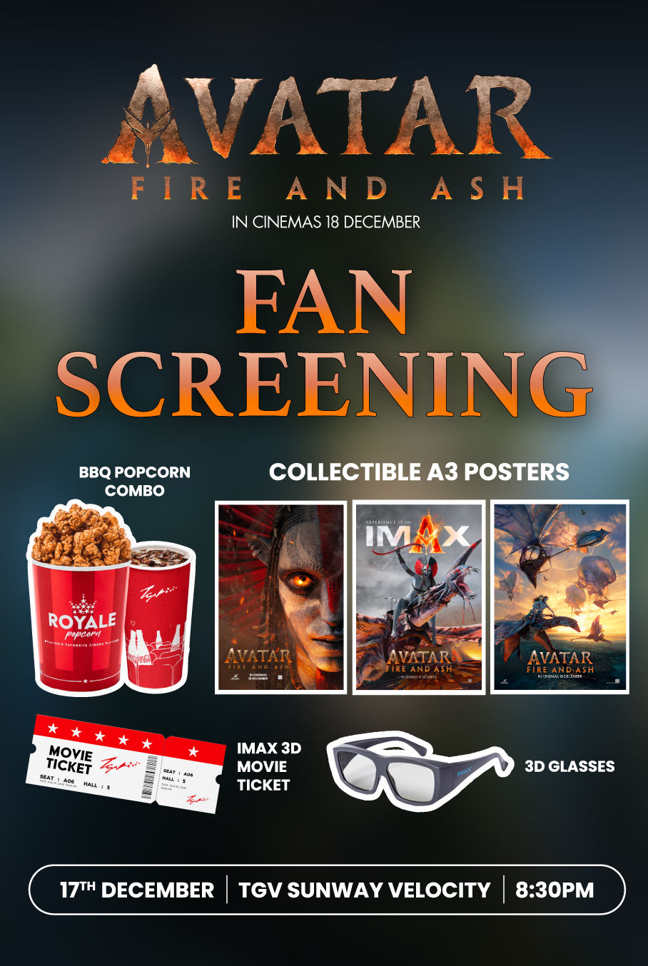 (FANS SCREENING) Avatar: Fire and Ash