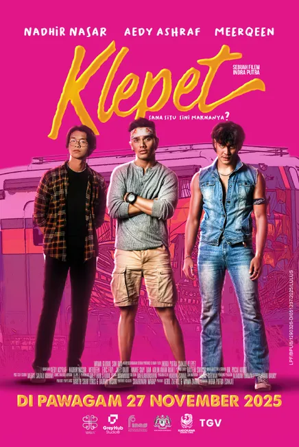 Klepet Movie Poster, featuring Aedy Ashraf, Nadhir Nasar, Meerqeen
