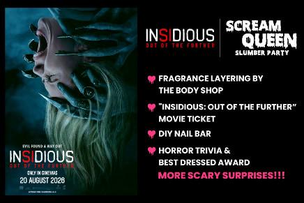 Ladies Weekend: Scream Queen Slumber Party | Starts at 8pm