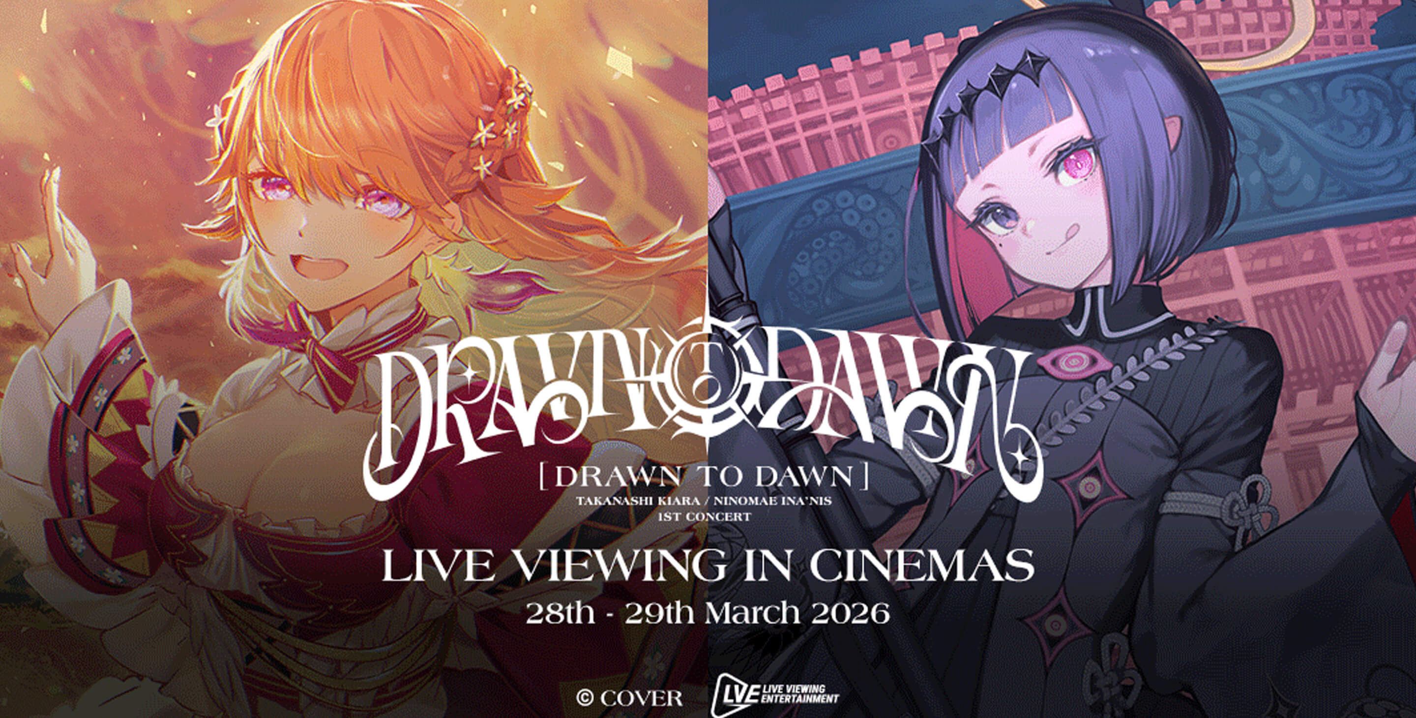 (LIVE VIEWING) Takanashi Kiara / Ninomae Ina’nis 1st Concert “Drawn to Dawn”