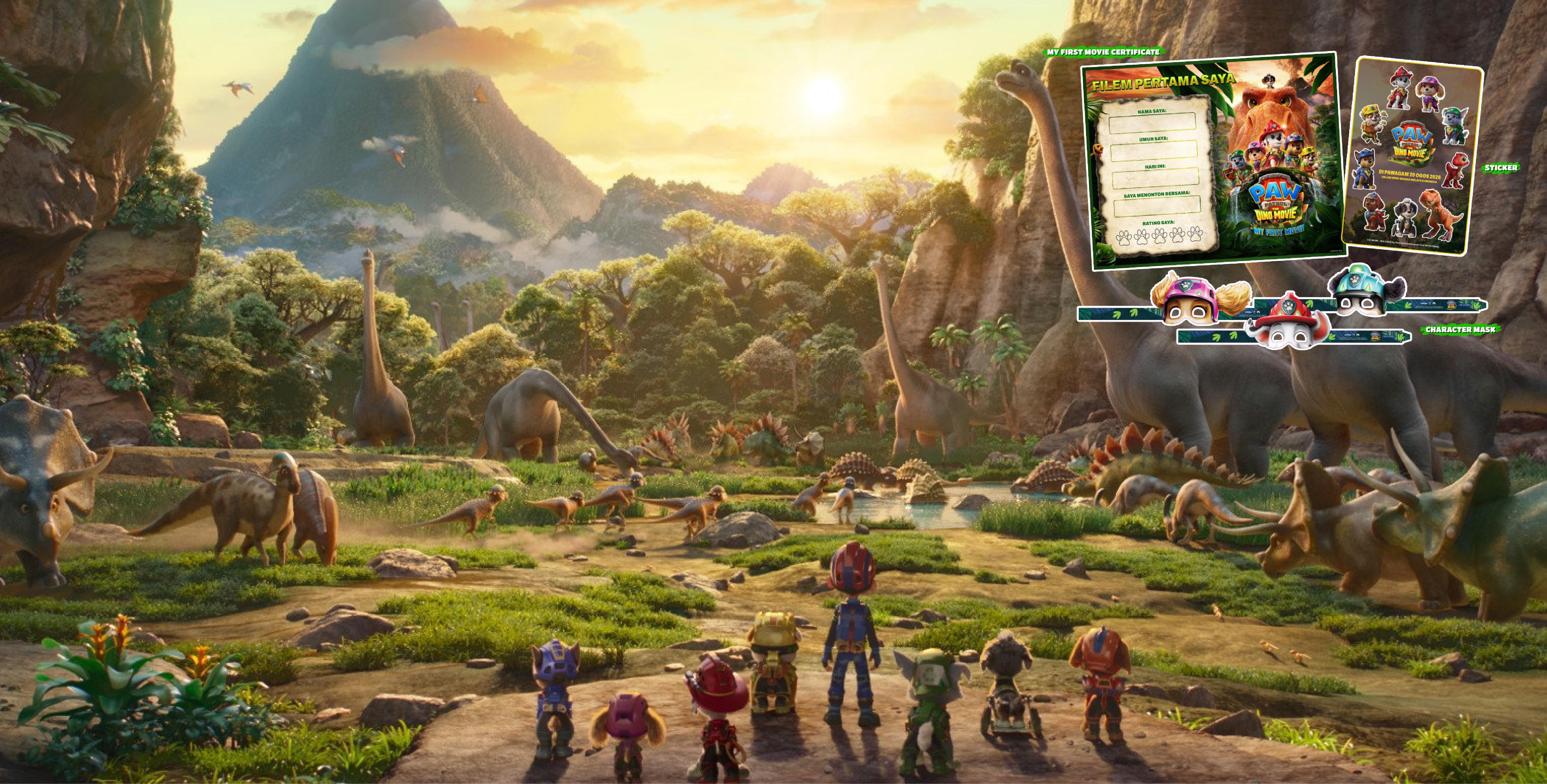 (Early Family Screening) Paw Patrol 3: The Dino Movie (Malay-Dubbed)