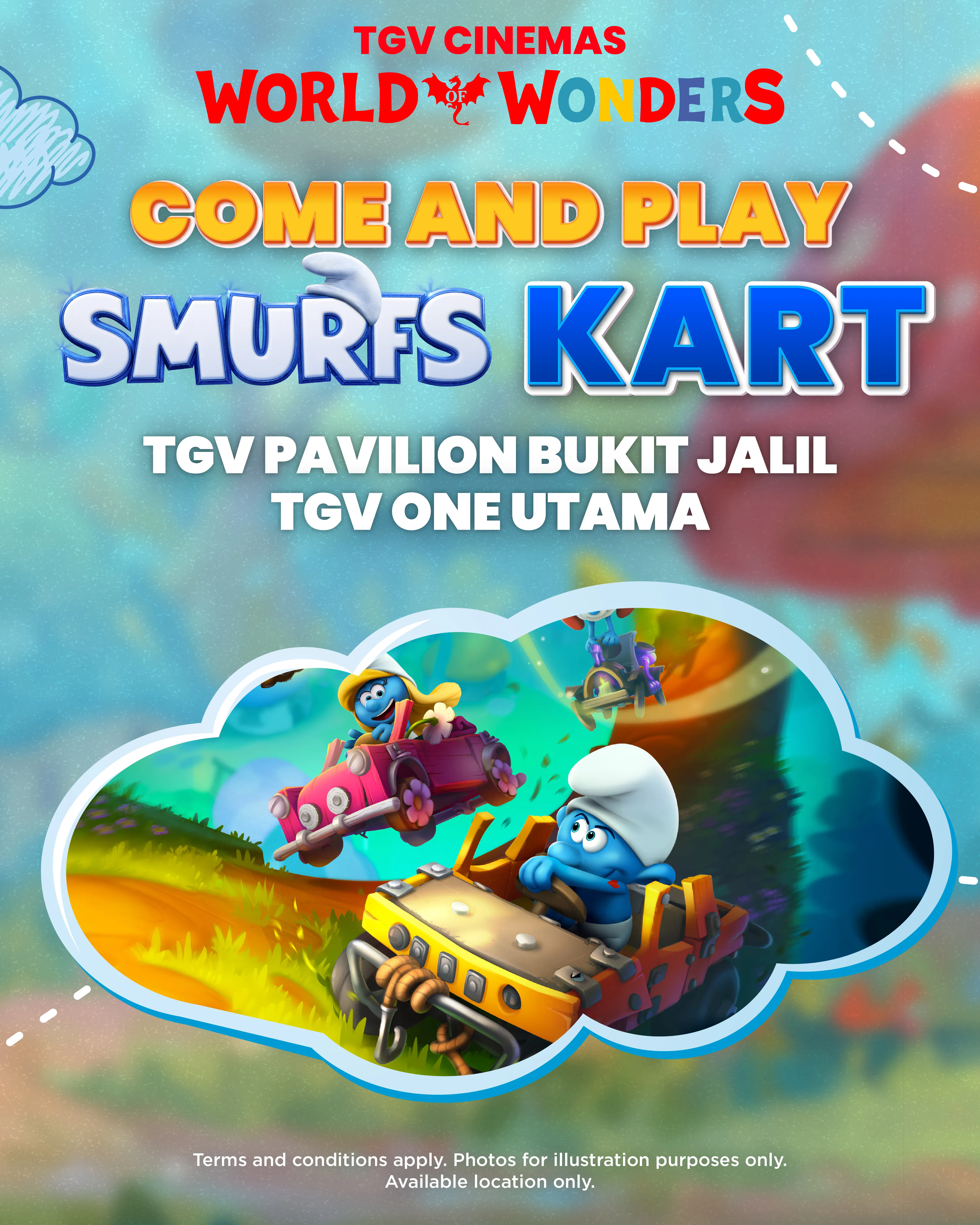Smurf - Playstation Smurf Kart