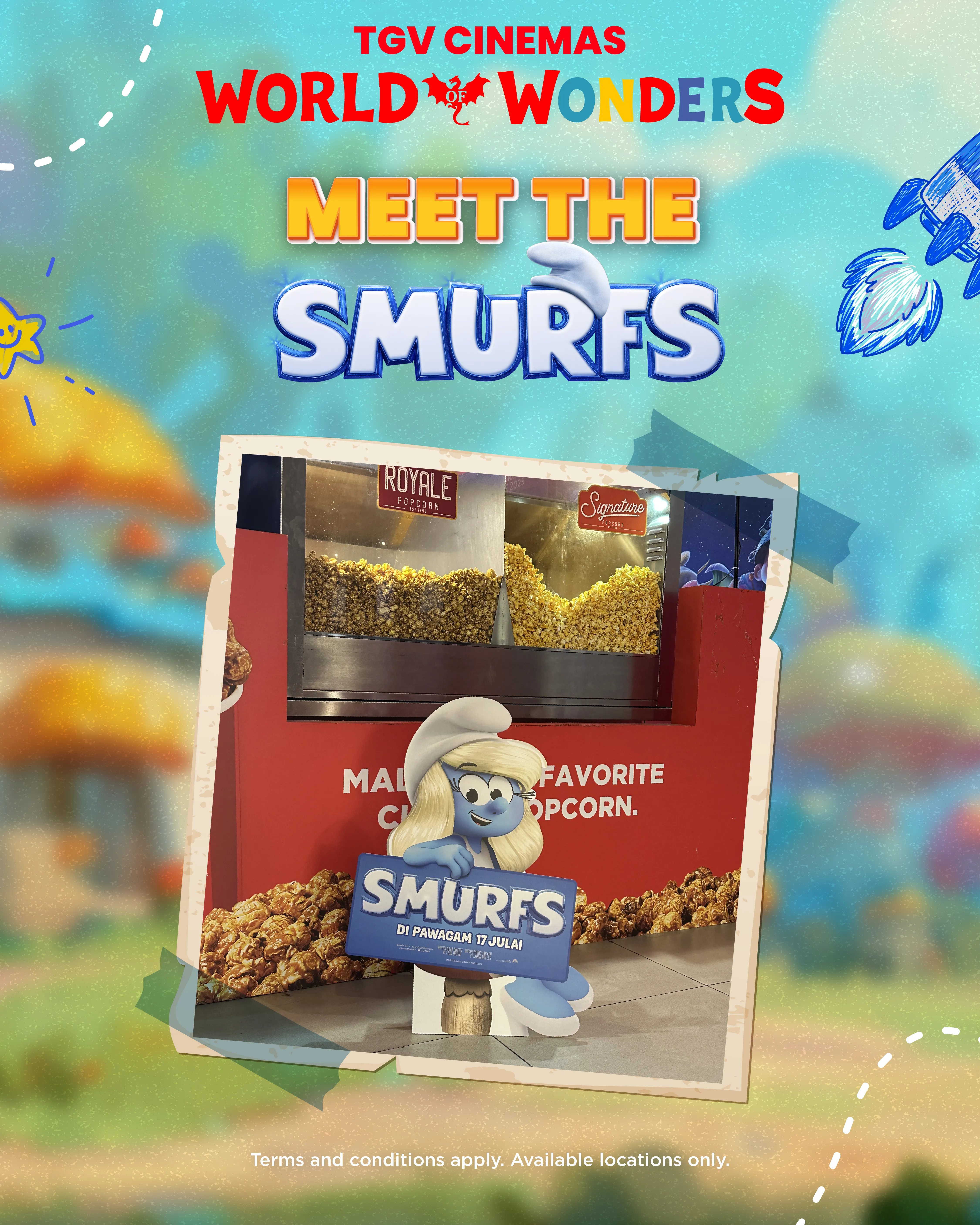 TGV World of Wonders; Smurf Everywhere