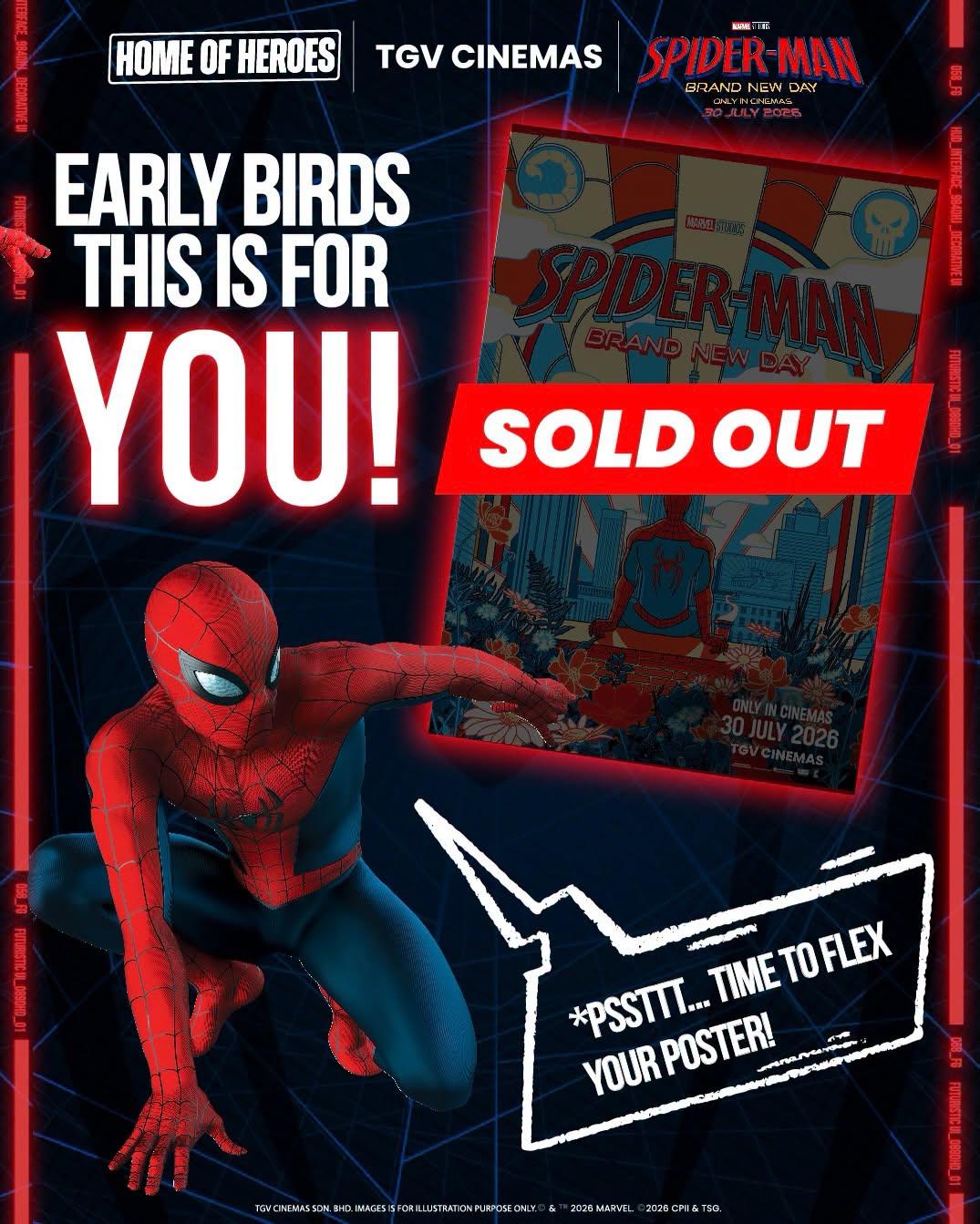 Spider-Man: Brand New Day | Latest TGV Cinemas Showtimes