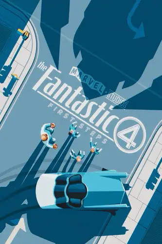 Fantastic Four Movie Poster: Getting Out of Car