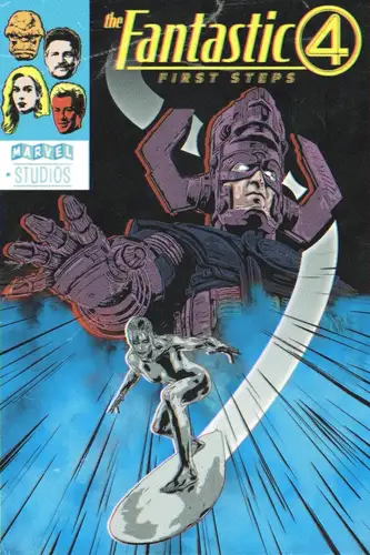 Fantastic Four First Step Comic Book Cover featuring Galactus