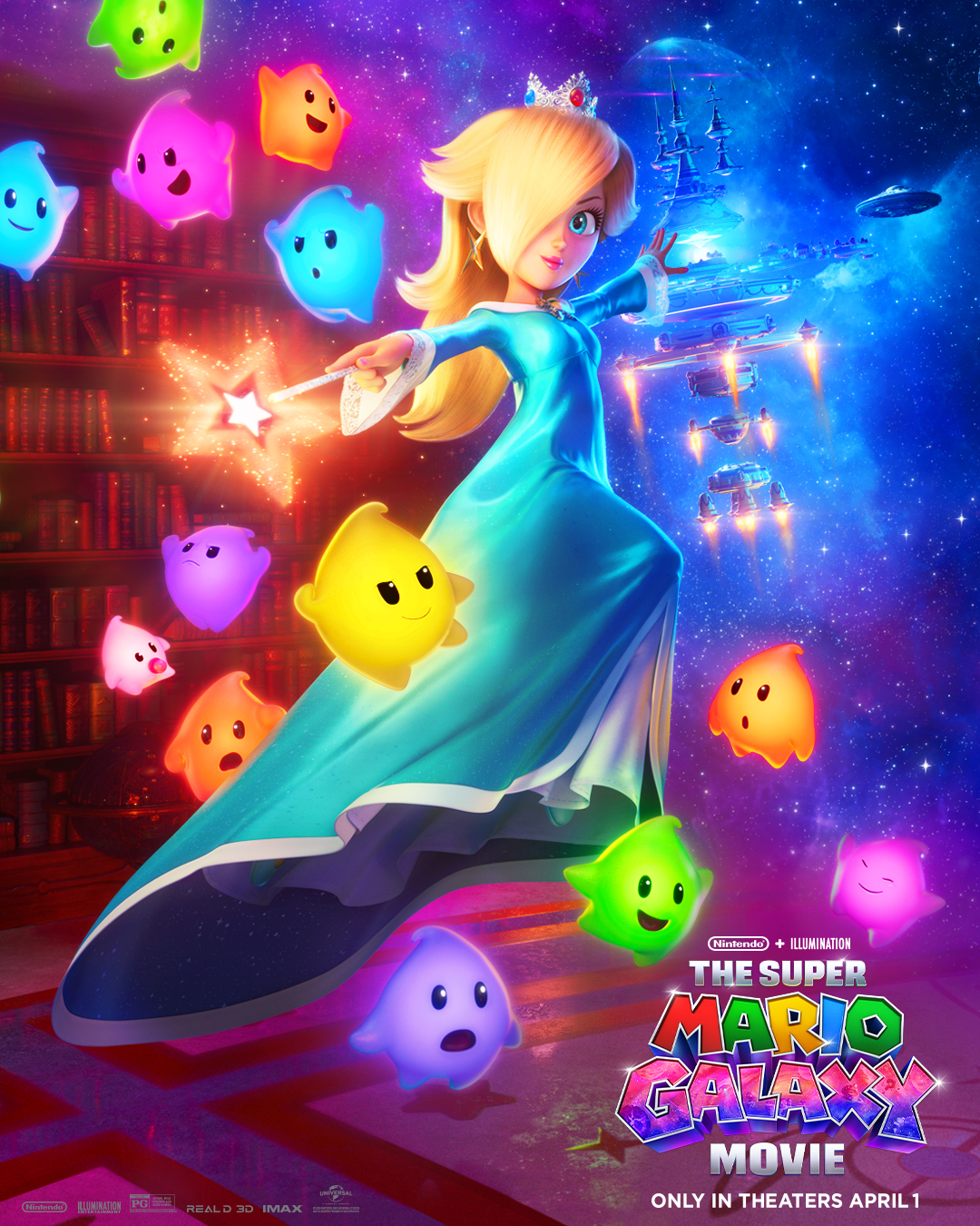 Super Mario Movie Poster Rosalina | Super Mario Galaxy Movie | TGV Cinemas