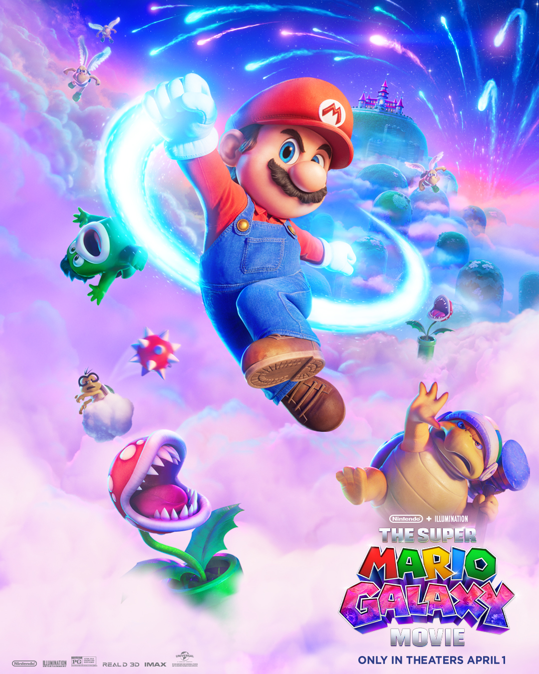 Super Mario Movie Poster Mario | Super Mario Galaxy Movie | TGV Cinemas