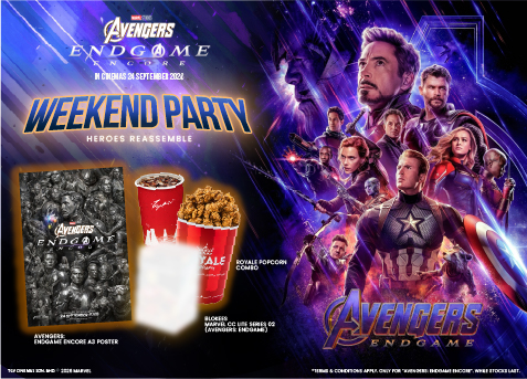 (Weekend Party): Avengers: Endgame Encore poster